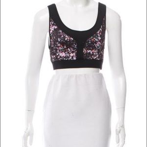 Live the process printed crop top